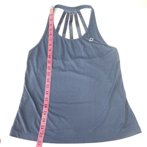 Lorna Jane Active ‘Cora Excel’ Tank in Powder Gray Steel Blue Size Medium - Picture 10 of 11